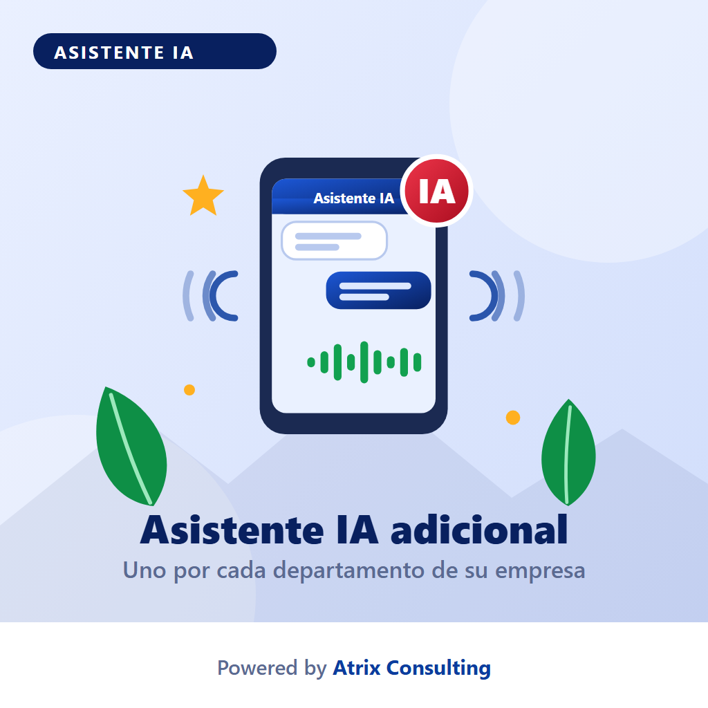 [RV-ASISTENTES-IA] Asistente IA adicional — uno por departamento (mensual)